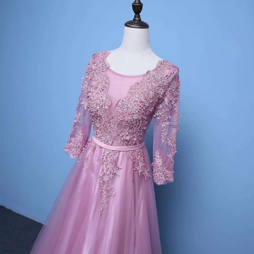 Кружевное бисерное вечернее платье из тюля v-образный вырез открытая спина свадебные вечерние платья Хрустальное платье для выпускного вечера платье для невесты Vestido De noiva