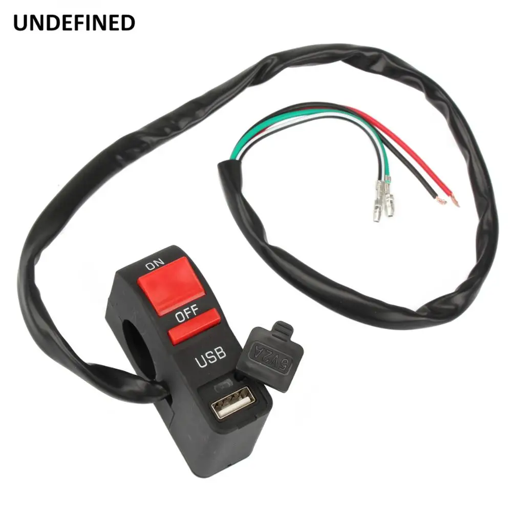 7/8 &quot22 мм мотоциклетные переключатели кнопка электрический USB Автомобильное