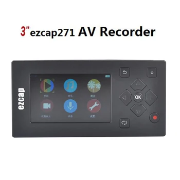 

ezcap271 AV Recorder Audio Video Converter Convert VHS / Camcorder Tapes to Digital Format 8GB Memory 3" Screen for DVD Player