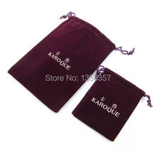 Высокое качество бархат Drawstring драгоценность сумку для ожерелье/брелок, Размеры могут быть выполнены по индивидуальному заказу, различные цвета доступны