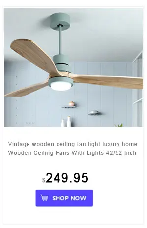 Ventilador de Teto com Luz Lâmpadas para Sala Moderno Polegada Criativo Ventilador Teto Jantar Quarto Restaurante Madeira Luz 4 Cor 52 6 polegada criativo ventilador teto lâmpadas para sala