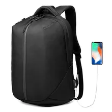 OZUKO laptop Backpack Men 1680D Oxford USB charging Travel Backpack Anti Theft Waterproof zipper Fitness bag Shoes Pocket