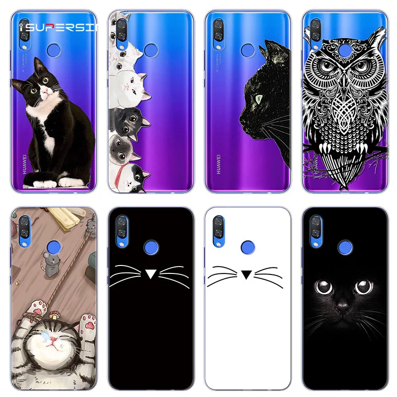 coque huawei nova cat