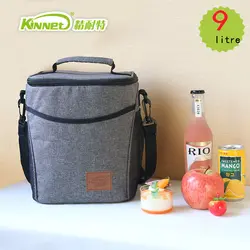 KinNet 2016 Новинка Пикник изолированные обед сумка алюминиевой фольги сумка-холодильник 9 литров Портативный Оксфорд Коробки для обедов