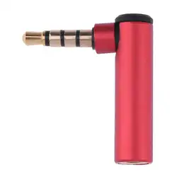 3,5 мм мужчин и женщин аудио адаптер Plug 90 градусов прямоугольный конвертер адаптер аудио разъем Вилки для наушников микрофон