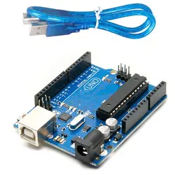 10 Set UNO R3 Совет по развитию официальная версия ATmega16U2 с USB кабель для Arduino