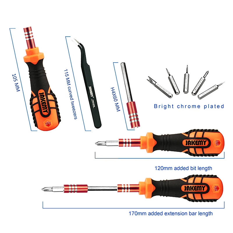 JM-8101 33 в 1 Прецизионная отвертка для ремонта телефона компьютера