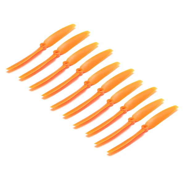 

10pcs Gemfan 8060 ABS Direct Drive Orange Propeller Blade For Rc Airplane