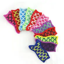 500 шт. рыба Русалка держатель для леденцов из неопрена поп льдом рукава морозильник держатели 16x8,5 см для детей лето кухня инструменты SN1782