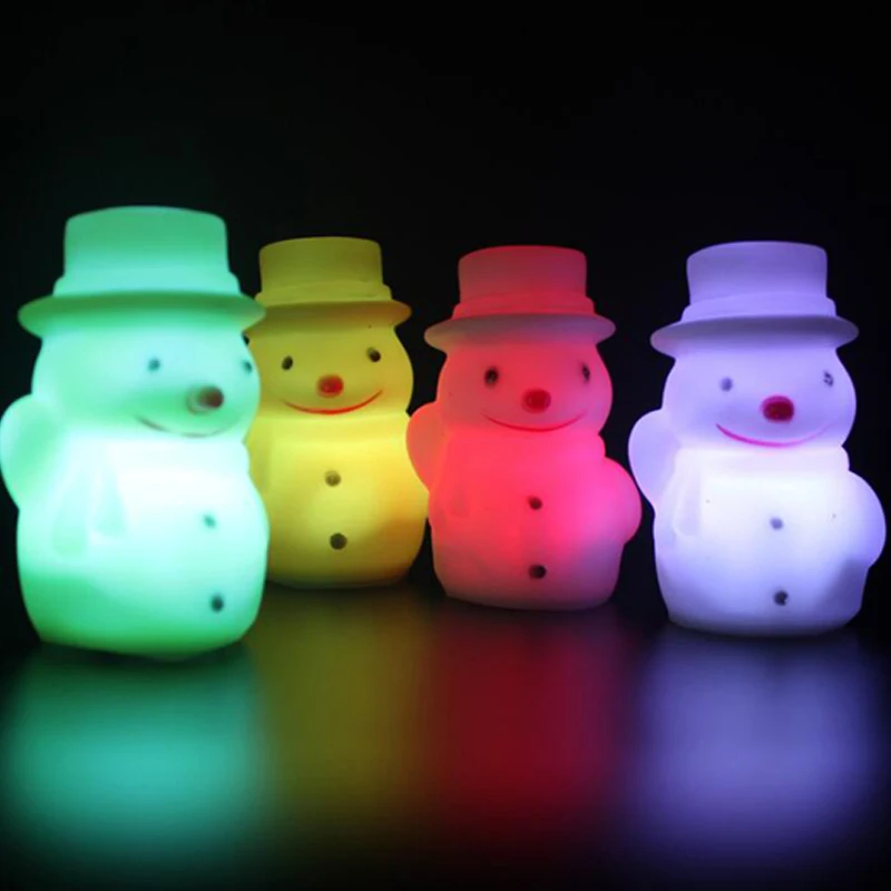 Night Light Santa Claus light Home Bedroom Desktop Changing Colors Lovely Fox Shape LED Night Light Decoration Bedside Lamp (2)