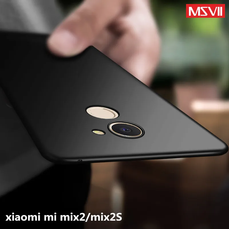 MSVII для Xiaomi MI Mix 2s Чехол Mi 2 Ультра тонкий полная защита PC матовый жесткий защитный