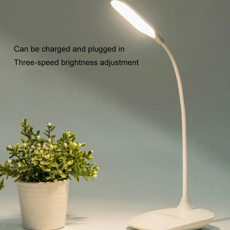 

QYJSD Office Children Learning Eye Folding LED Table Lamp Three Brightness Touch Controllers USB Interface Rechargeable L