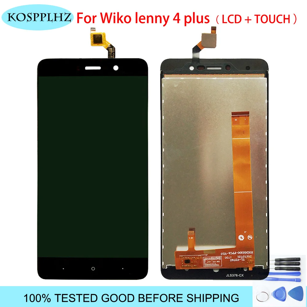 5 inch100 % хорошо работает для Wiko Lenny 4 Plus ЖК-дисплей и сенсорный экран мобильный