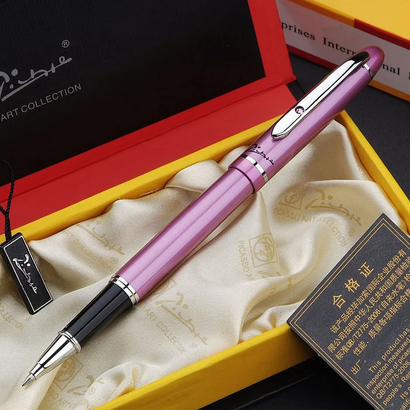Escritório e Escola Material de Escrita Presente do Negócio Autêntico Picasso Esferográfica Rollerball Caneta Frete Grátis Venda Quente 608 - 8 Autêntico picasso 608 esferográfica rollerball caneta escritório