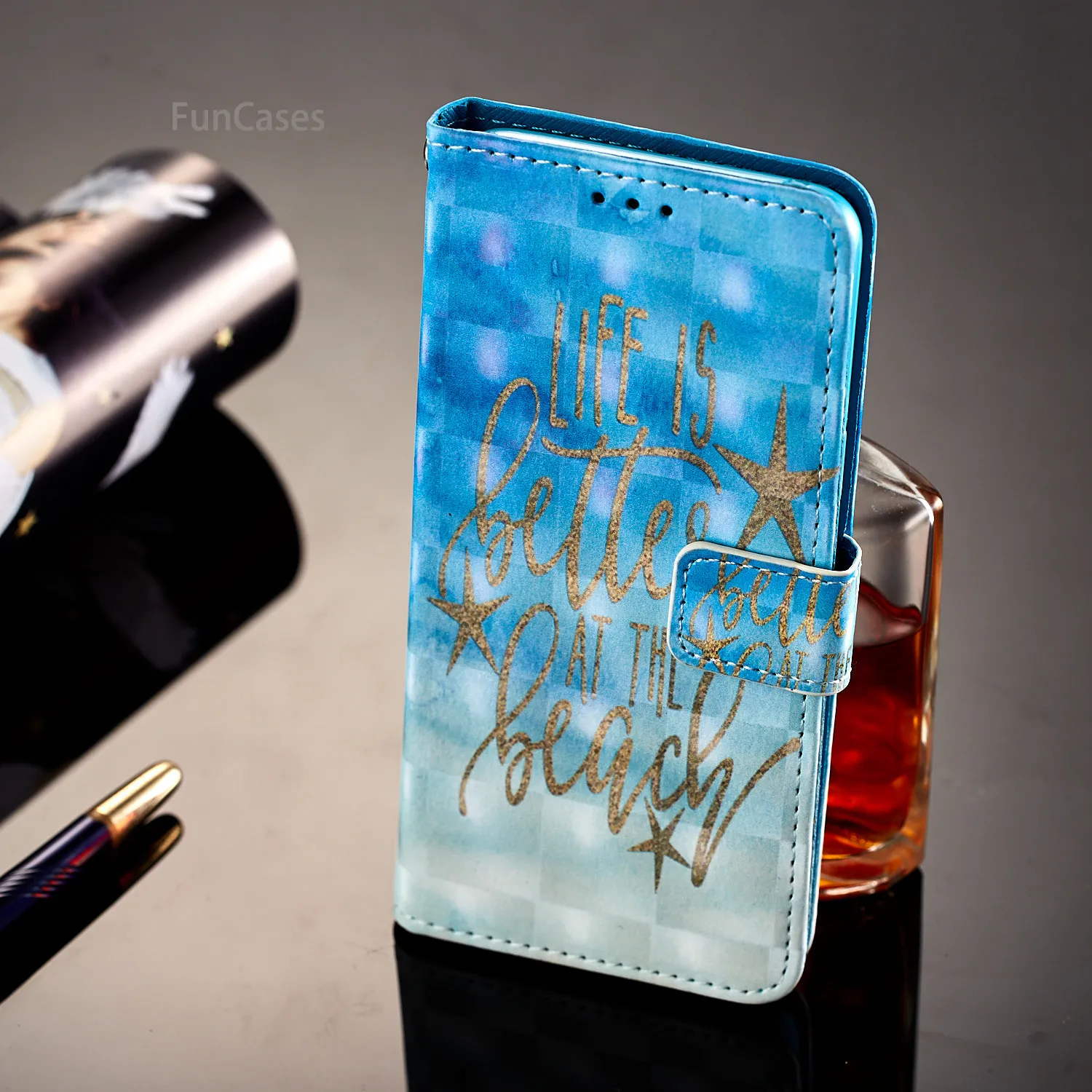 3D Venus Flip Phone Case sFor Cellular Samsung S9 Soft TPU Back Cover Cellphone Quotes Messages Back Case For Samsung Galaxy S9