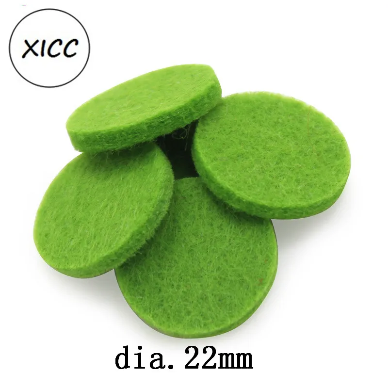 XICC 100 шт круговой шерстяной фетр Diy ремесла для детей красочный войлок Материал DIY швейная ткань для сумки для игрушек головные уборы аппликации - Цвет: 1PC 1-17