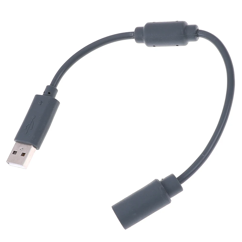 Проводной контроллер USB Кабель-адаптер для Xbox 360 серый 23 см | Электроника