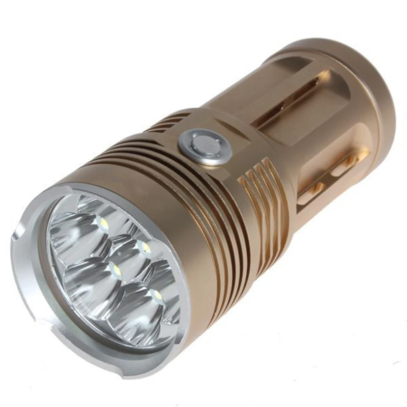 

2016 New Portable Led Flashlight 10000 Lumens 7x XM-L T6 LED Flashlight Water-Resistant & Super Bright Torch Battery 18650