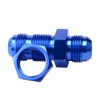 Зло energy-AN3-AN16 Anoized Алюминий прямая наружная резьба термоперемычка Flare фитинги с разъемы с гайками конец шланга синий