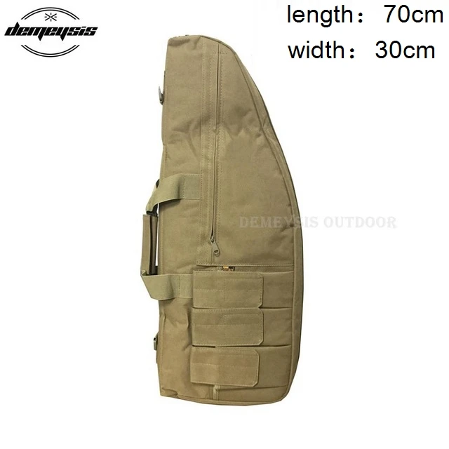 70 см, 95 см, 118 см чехол для хранения винтовки рюкзак военный пистолет сумка с мягким плечевым ремнем и сумками - Цвет: 70CM tan