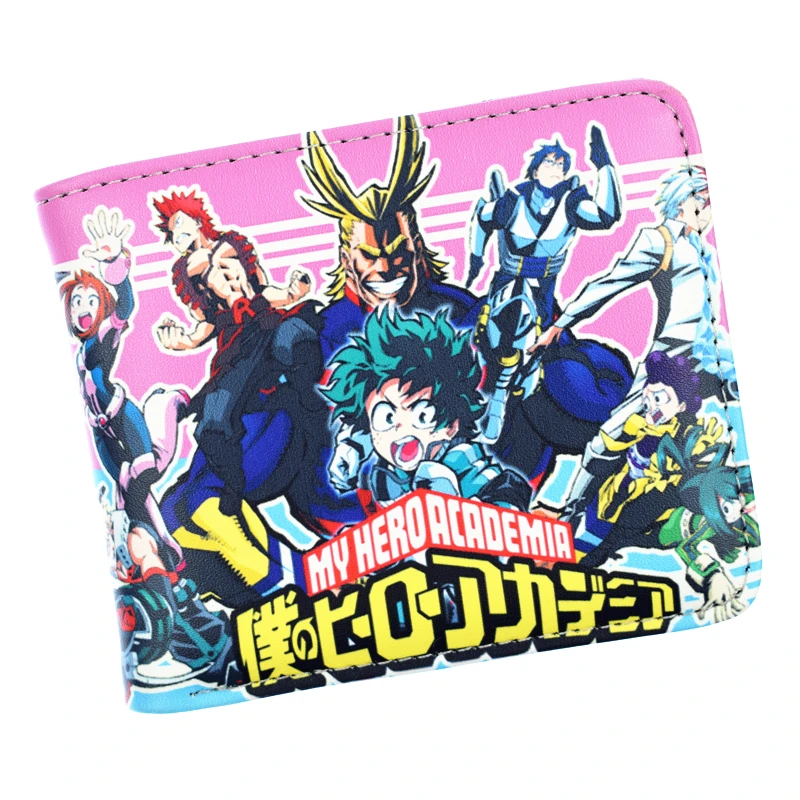 

New Arrival My Hero Academia PU Leather Bi-Fold Wallet With Coin Pocket