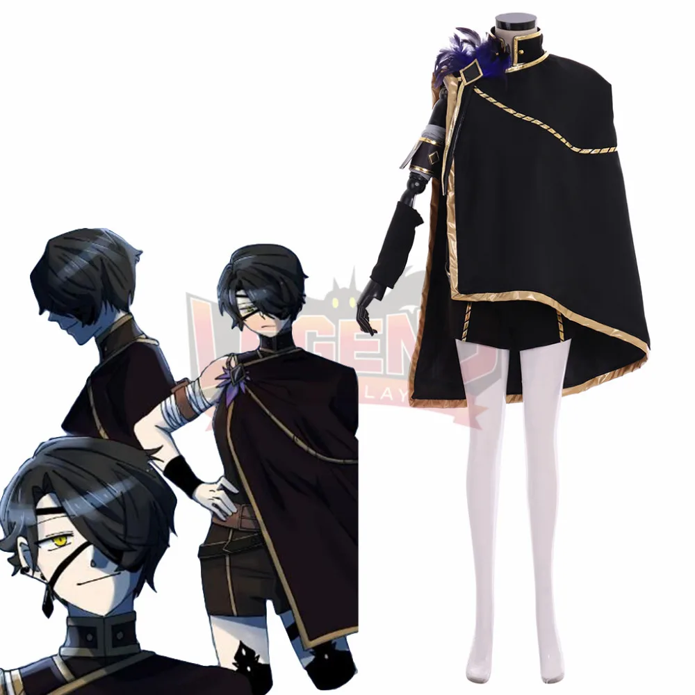 

Cosplaylegend Anime RWBY Cinder Fall cosplay adult costume Custom made full set all size with cloak Halloween costume
