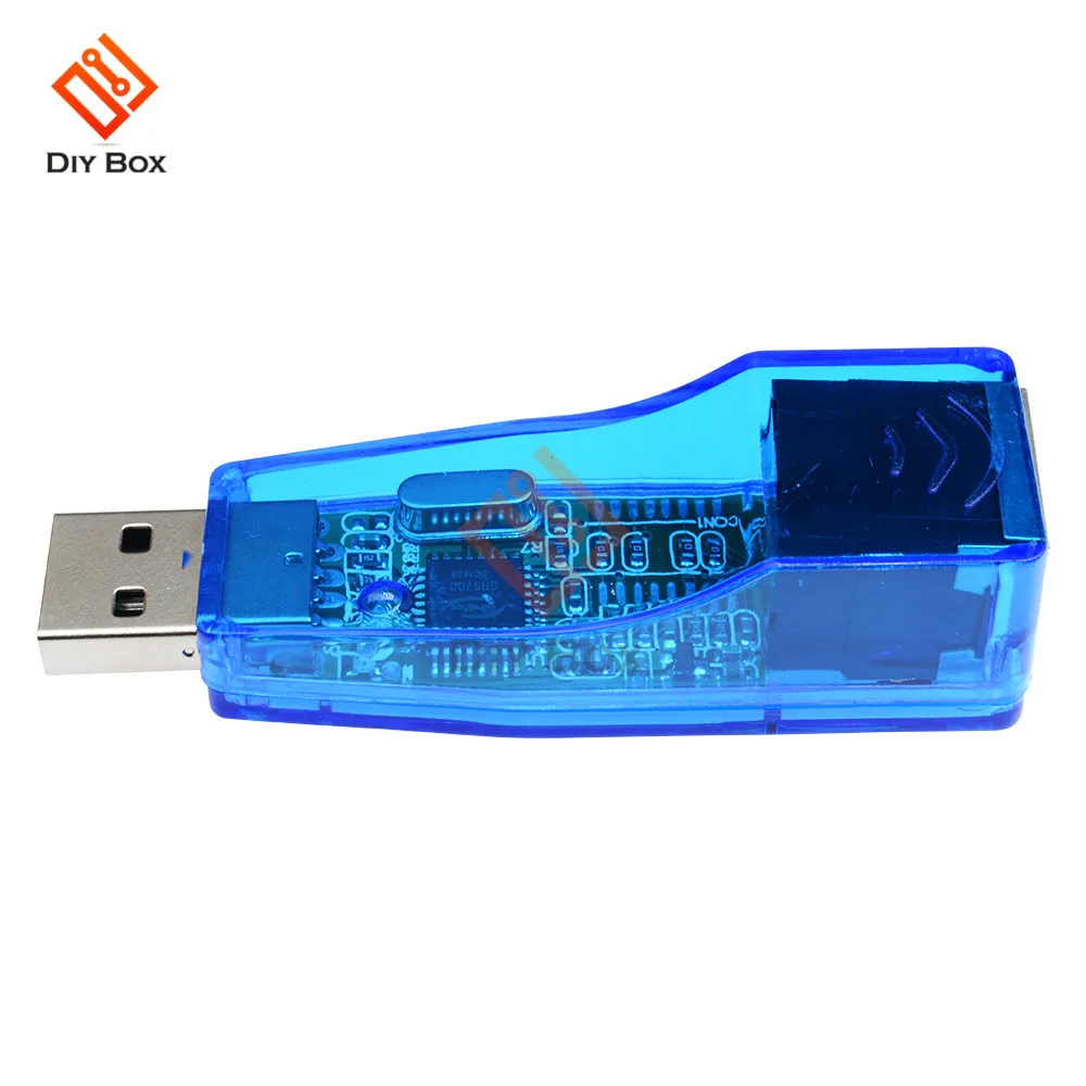 USB 2,0 к локальной сети RJ45 коммутатора Ethernet 10/100 Мбит/с сетевой адаптер для Win7 Win8 планшетный ПК с системой андроида ПК синего цвета