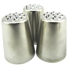 3 шт., набор для украшения торта, травяного крема, насадка, насадка для кекса, кондитерские инструменты, Обледенение труб из нержавеющей стали, инструменты для украшения торта