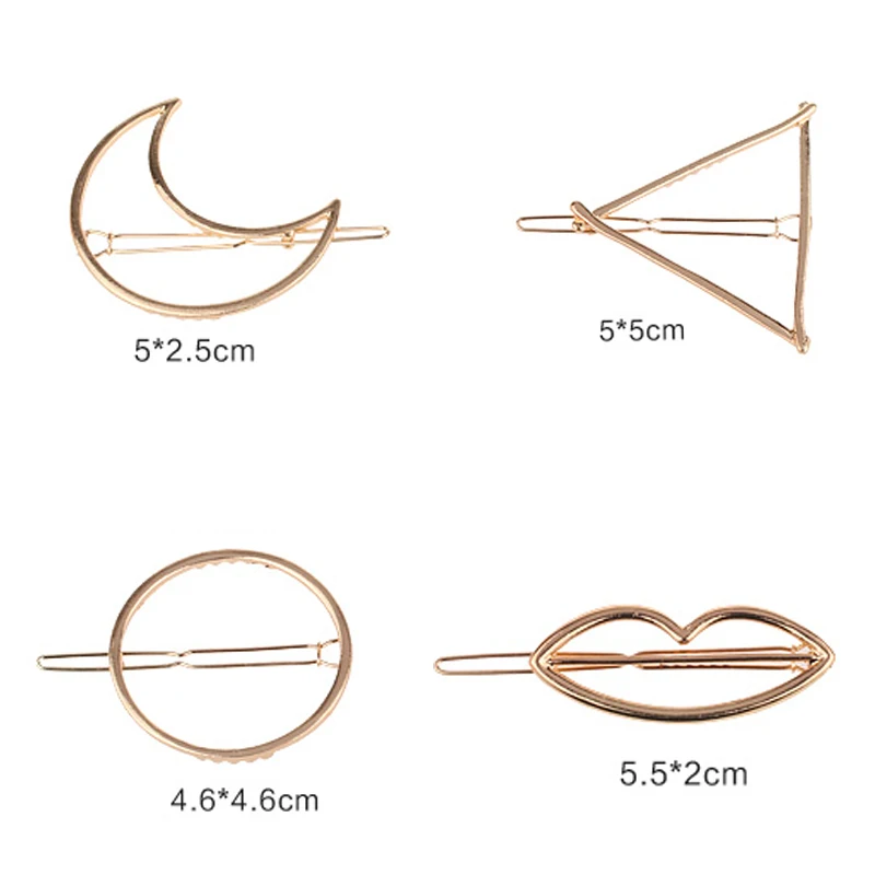 M MISM, женские заколки для волос, золотые, серебряные, металлические, лунные, заколки, аксессуары для волос для девочек, сплав, заколки для волос, элегантный головной убор, Новинка