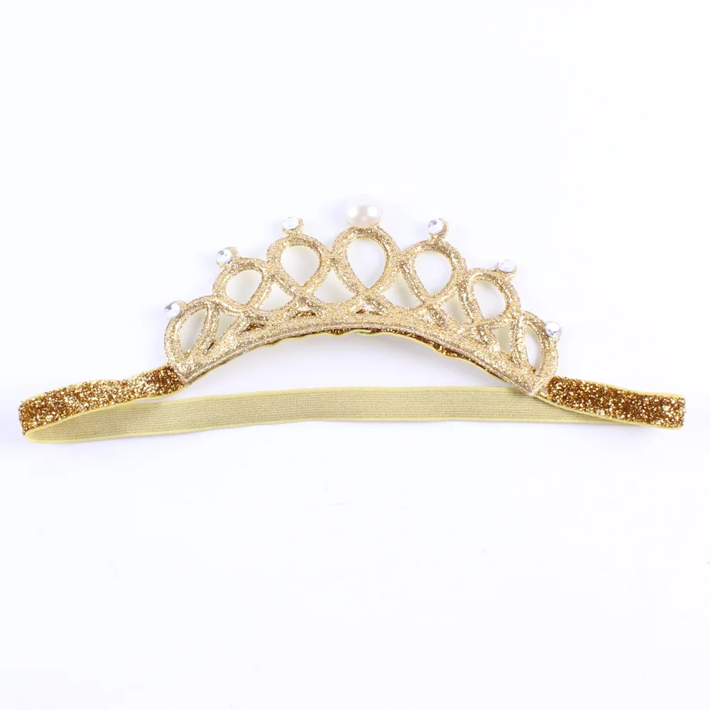 baby tiara gold