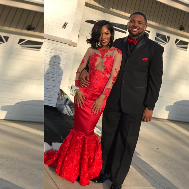 Girls Red Formal Dress