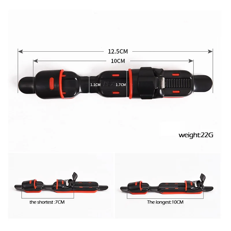 

5pcs Fish Tackle Wheel Reel Seat Rods Pole Clip Fitted Portable Accessories Parts Modification BB55