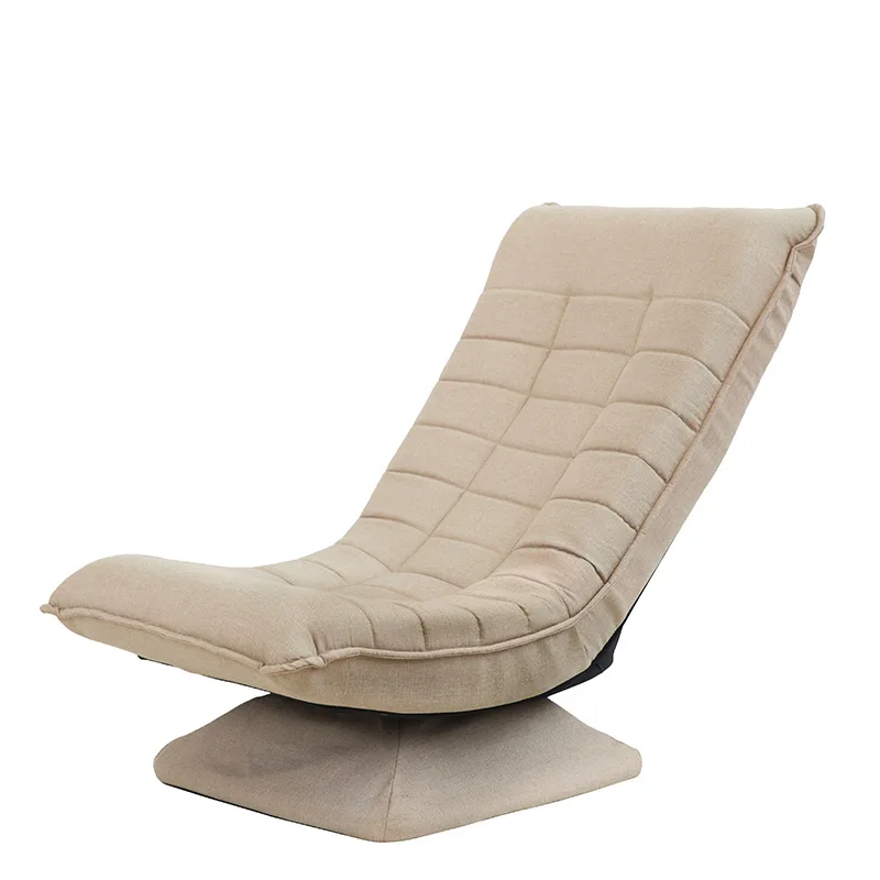  360 Degree Swivel Video Rocker Gaming Chair Adjustable Angle Chair Folded Floor Chair Living Room F