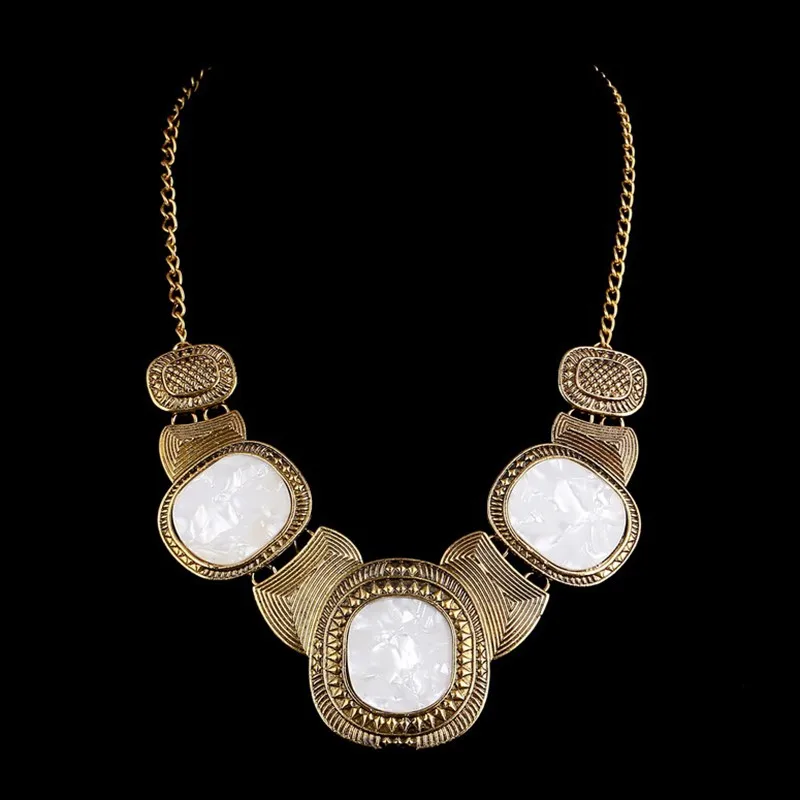 Чокер Ожерелье богемный нагрудник ожерелье посеребренный геометрический бисер Чокер ожерелья бижутерия массивные Ювелирные изделия Подарки