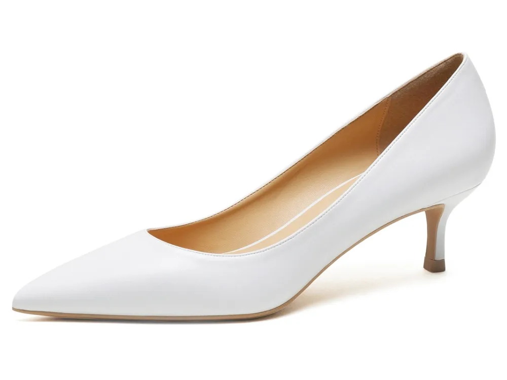 KATELVADI/обувь; женские туфли-лодочки на среднем каблуке 5 см; женская обувь из спилка черного цвета; пикантные Свадебные вечерние туфли с острым носком; K-363