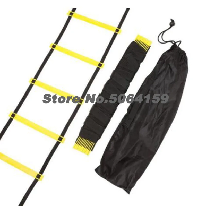 6-30 Rung Nylon Straps Training Ladders Agility Speed Ladder for Soccer Fitness Equipment Including the backpack | Инструменты