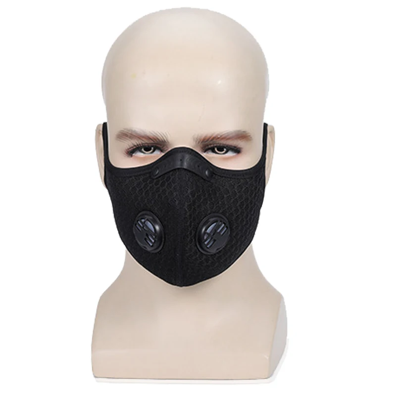 

Dust Mask Activated Carbon Dust Proof Pollution Respirator Fack Mask for Exhaust Gas Anti Pollen Allergy PM2.5 Running Cycling