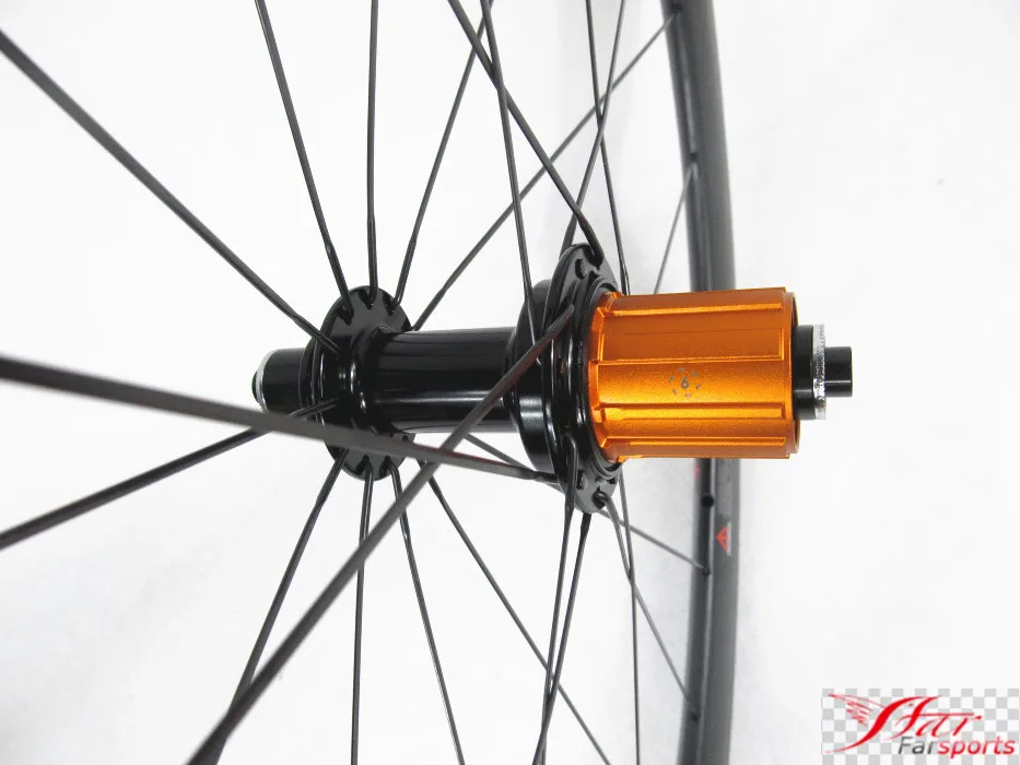 Farsports FSC50-CM-23 ED HUB графит для колес велосипед дешевый Карбон клинчер колеса 50 мм, заказной OEM инструмент для монтажа цепи колеса 50