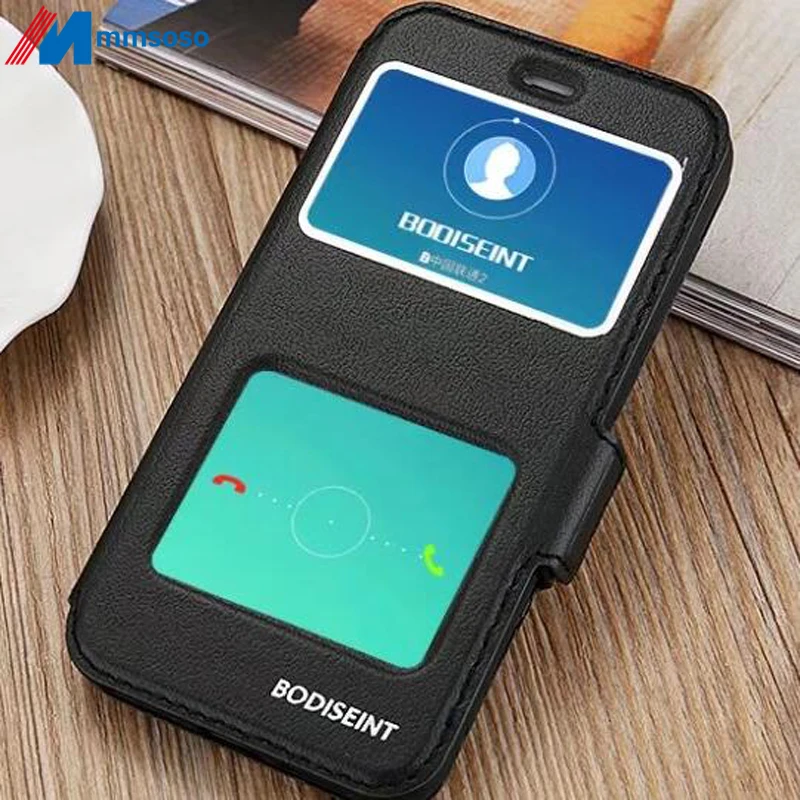 

Case For Huawei Y5 2018 DRA-L22 Case Cover Fashion Window View Stand Leather Flip Cover For Huawei Y5 Prime 2018 Phone Bag Case