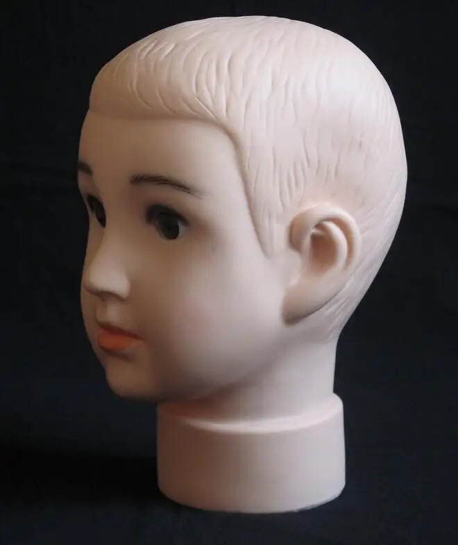 Высокое качество детский манекен голова шляпа дисплей парик тренировочная голова модель ребенок голова модель