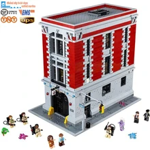 2016 neue LEPIN 16001 4695 Stks Ghostbusters Feuerwache Hauptsitz Modellbau Kits Modell set Minifigur Kompatibel Legeod 75827