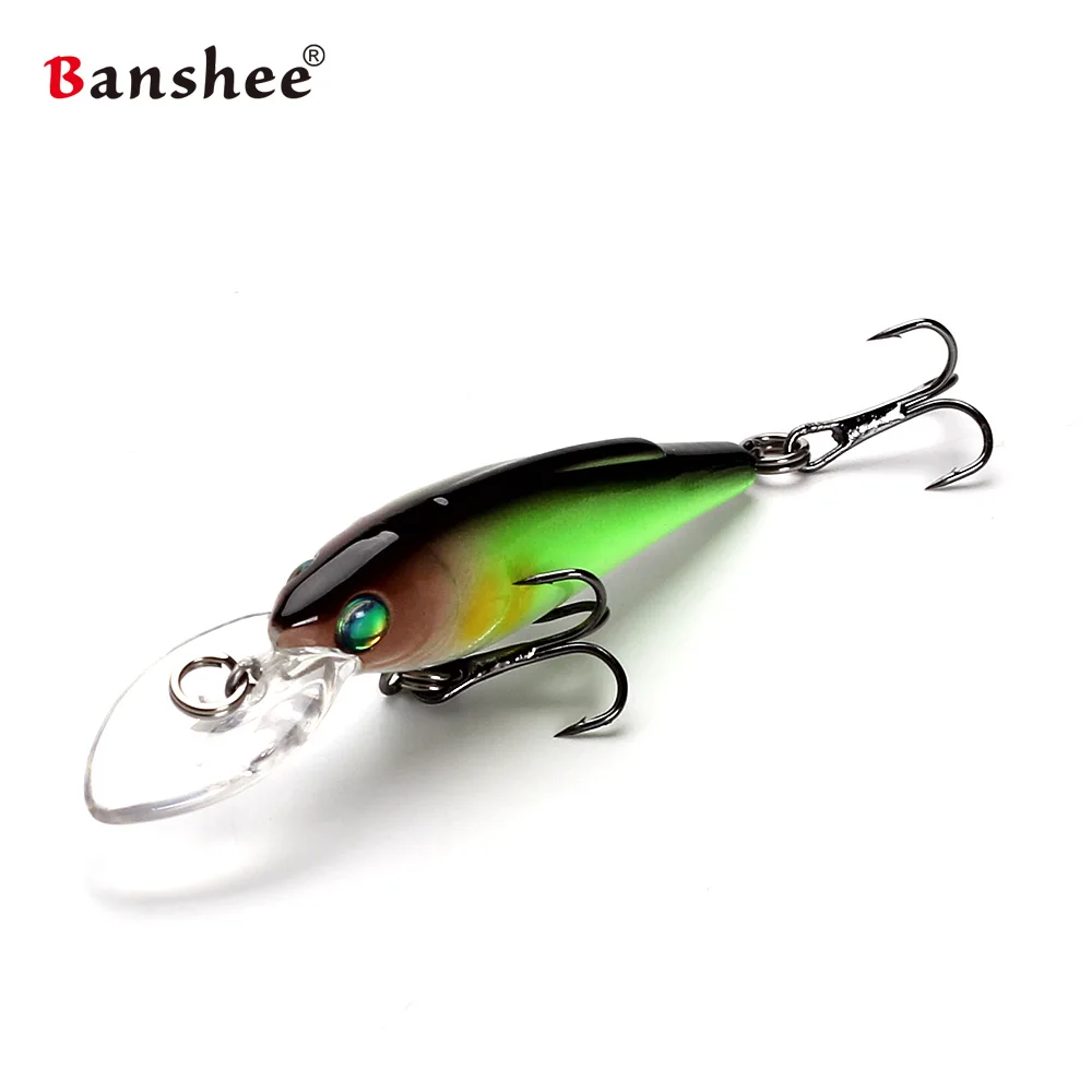 

Banshee 1PCS Fishing lures K223 assorted colors Minnow isca Artificial Hard Bait pesca leurre Slow Sinking Jerkbait Crap Wobber