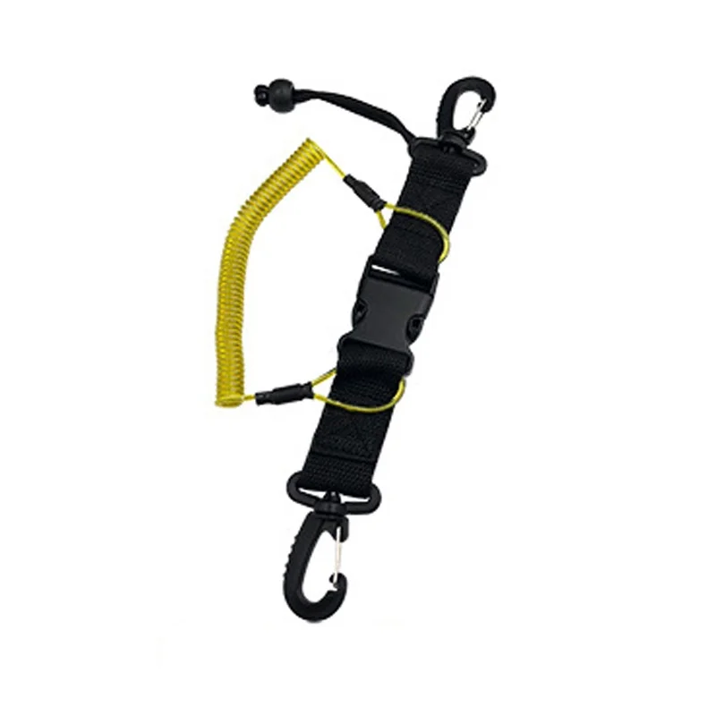

1 pcs Lanyard Spring Coil Diving Dive Camera Scuba Diving Dive With Quick Release Buckle and Clips for Diving Outdoor New
