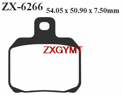 Derbi GPR 50 Nude 2007 Sintered Motorcycle Rear Brake Pads