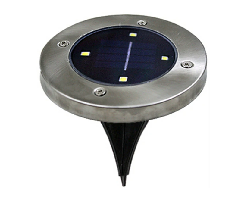 

4 PCS LED Underground Light 4 LEDs Built-in Spotlights Solar Underground Light