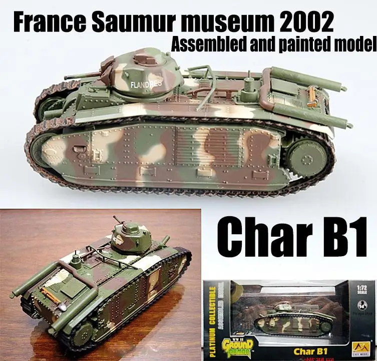Easy Model Easy36160 Char B1 2002 France Saumur Museum 1/72 