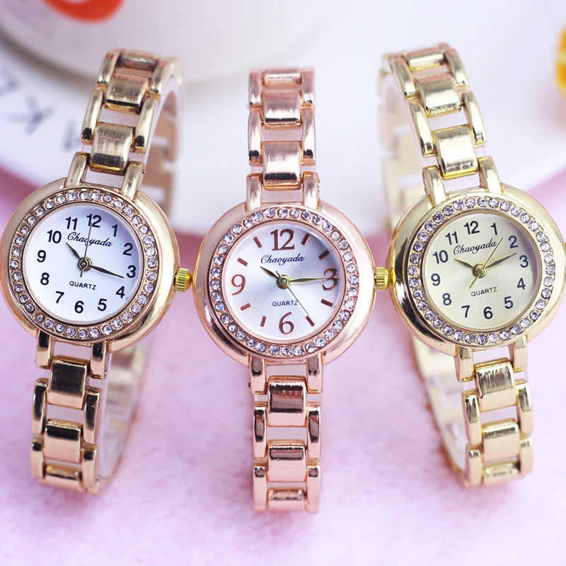 

2019 cyd classic women ladies fashion crystal luxury wrist watches girlfriend gifts hand catenary quartz dress electronic clock
