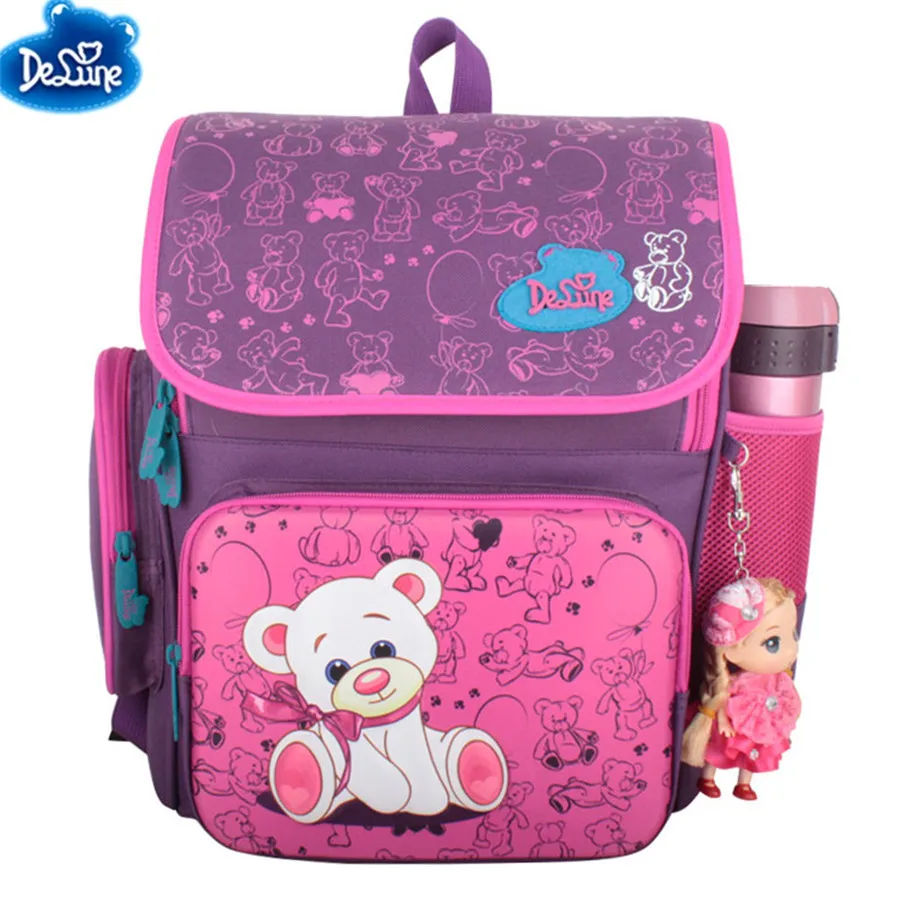 

Delune Wterproof Nylon School Bag Orthopedic backpack for Girl Pupils,Children School Backpacks,Bookbag Schoolbag Daypack -2S