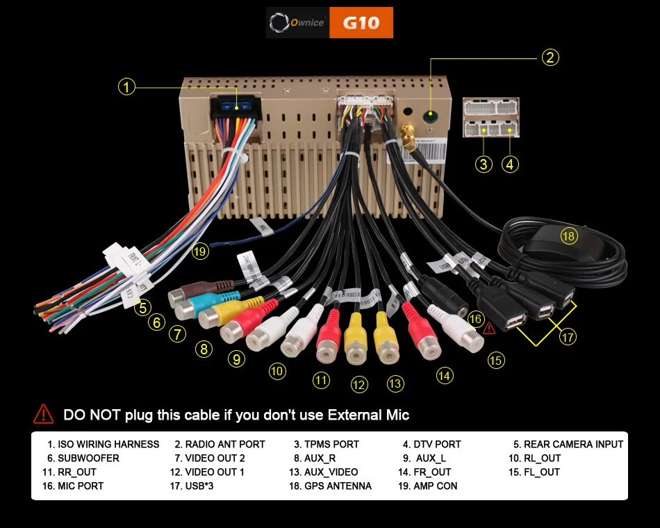 Best Ownice C500 G10 Octa 8 Core Android Head Unit Support 4G LTE SIM Network Car GPS 2 din Universal car Radio dvd Multimedia player 17