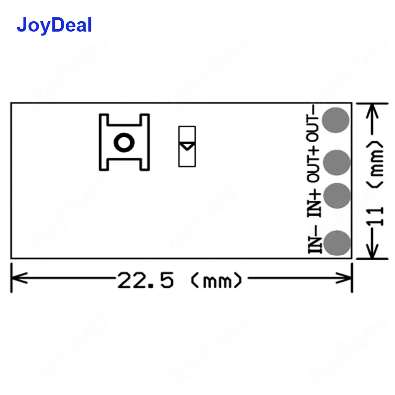 JoyDeal 433 МГц беспроводной микро пульт дистанционного управления мини-приемник 3,6 В 5 в 12 В 24 в большой диапазон маленький светодиодный светильник переключатель передатчик